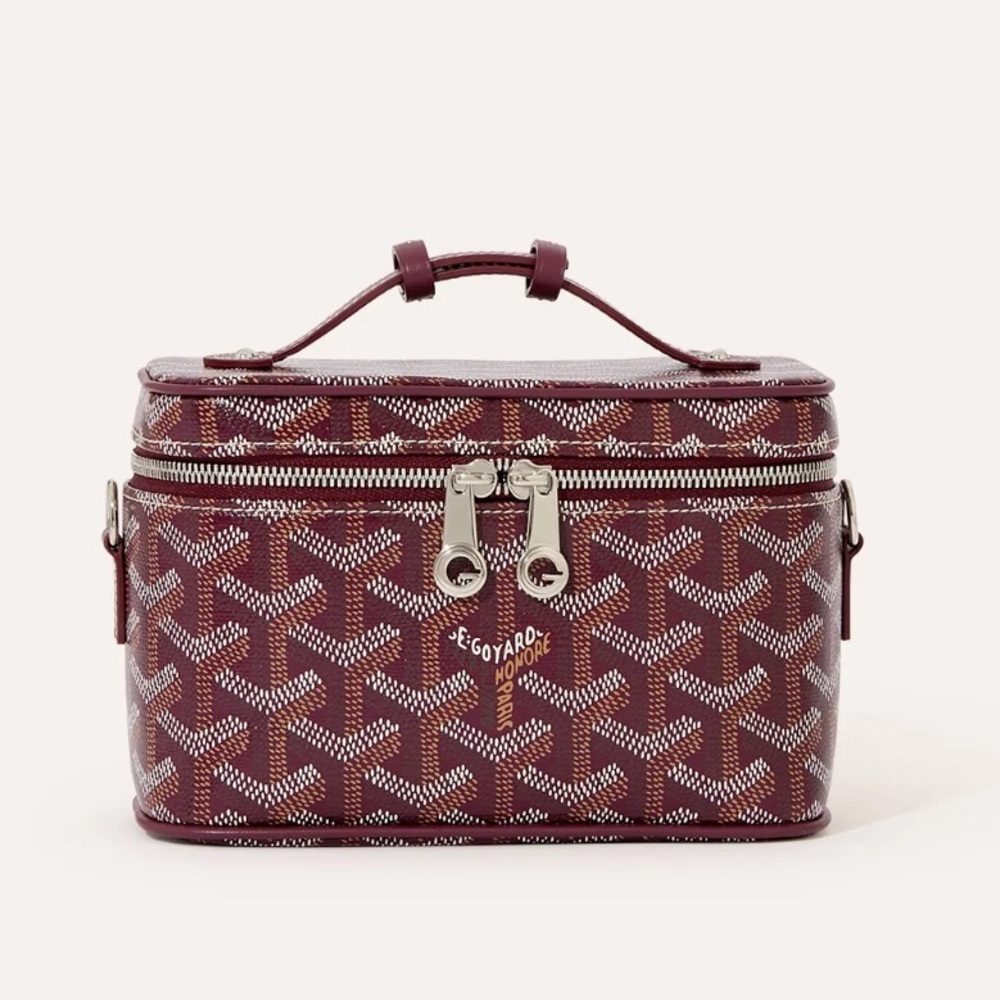Goyard Muse Mini Vanity Bag - Burgundy